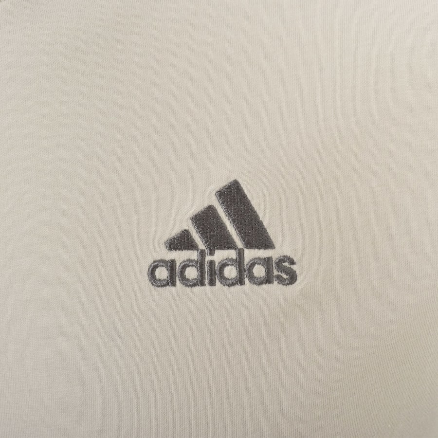 adidas Sportswear Jersey Small Logo T Shirt Beige